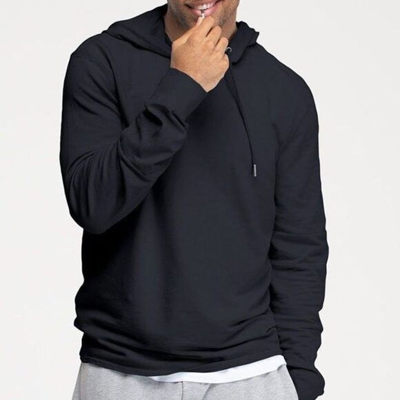 Swet Tailor Black Lightweight Hoodie Large - Picture 1 of 9